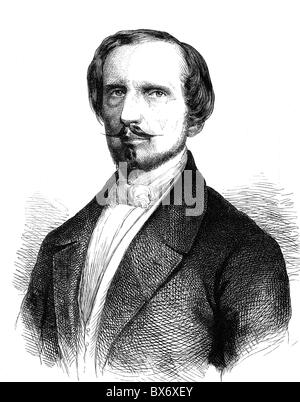 Ricasoli, Bettino, 9.3.1809 - 23.10.1880, Italian statesman, portrait, after photo, 19th century, Stock Photo