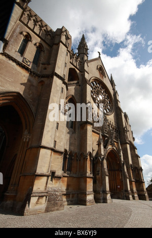 West facade of Arundel Cathedral - West Sussex Stock Photo