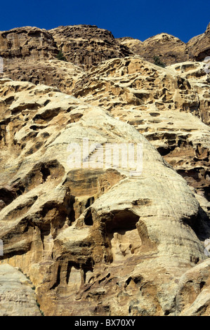 Ancient rock-cut cave houses and millstones in Avanos Cappadocia Turkey ...