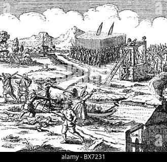 events, Thirty Years War 1618 - 1648, Artist's Copyright has not to be cleared Stock Photo