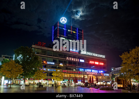 Europa-Center during Festival of Lights 2008, Berlin, Germany Stock Photo