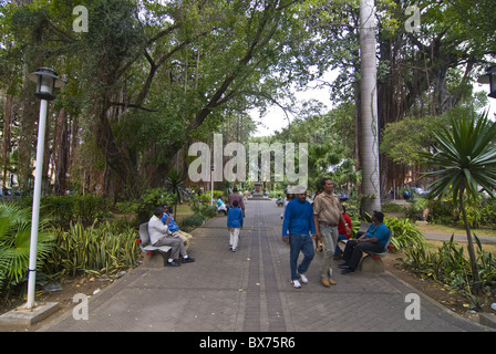 Company gardens, Port Louis, Mauritius, Indian Ocean, Africa Stock Photo