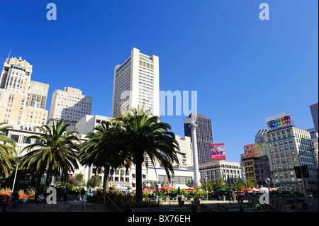 Usa, California, San Francisco, Union Square Stock Photo