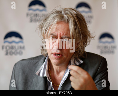 Bob Geldof, singer, musician, activist Stock Photo