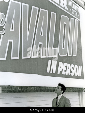 FRANKIE AVALON  - US pop singer about 1960 Stock Photo