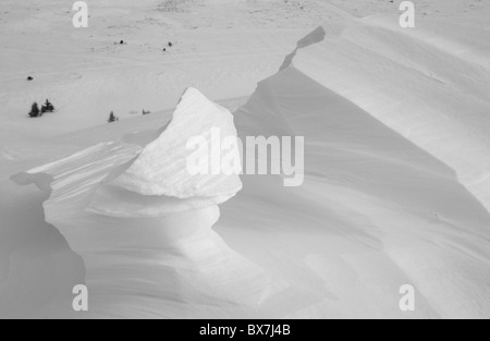 snow forms Stock Photo