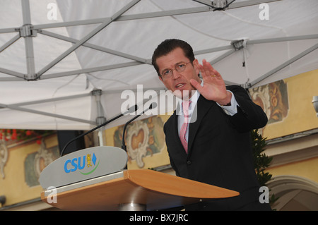 Dr. Karl-Theodor zu Guttenberg at a campaign event Stock Photo