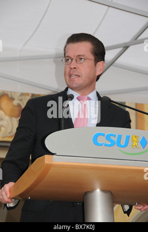 Dr. Karl-Theodor zu Guttenberg at a campaign event Stock Photo