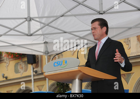 Dr. Karl-Theodor zu Guttenberg at a campaign event Stock Photo