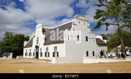 Groot Constantia, the finest surviving example of Cape Dutch architecture and one of South Africa’s foremost monuments. Stock Photo