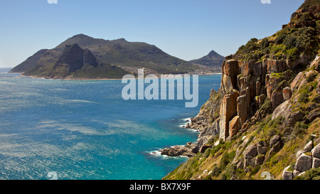 The Sentinel as seen from Chapman's Peak Drive, Cape Peninsula, South Africa. Stock Photo
