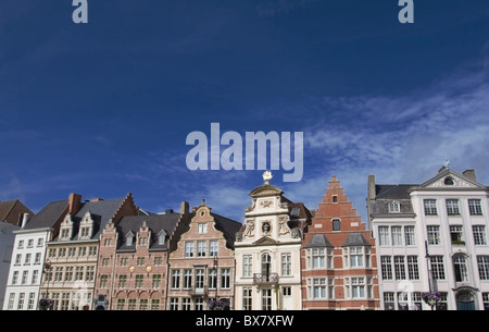 Ghent waterfront in Flanders Belgium Stock Photo