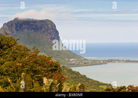 Le Morne Brabant Mountain Mauritius Stock Photo