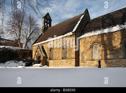 The church of St Mary the Less, or Little St Mary, South Bailey, Durham City, England, UK Stock Photo