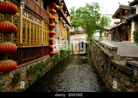 Lijiang's old town (Dayan), Yunnan, China Stock Photo