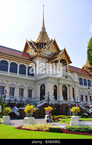 Chakri Maha Prasat Hall, Grand Palace, Rattanakosin Island, Phra Nakhon District, Bangkok, Thailand Stock Photo