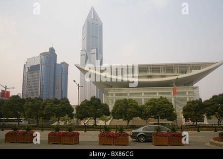 China Shanghai Renmin square, Grand Theatre Stock Photo
