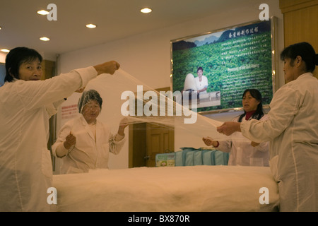 China Zhujiajiao Silk factory Stock Photo