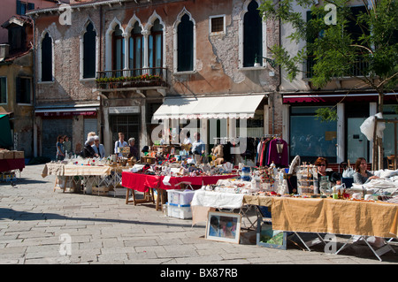 Flea market,Venice,Italy Stock Photo