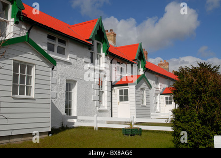 Houses in Port Stanley, Falkland islands Stock Photo