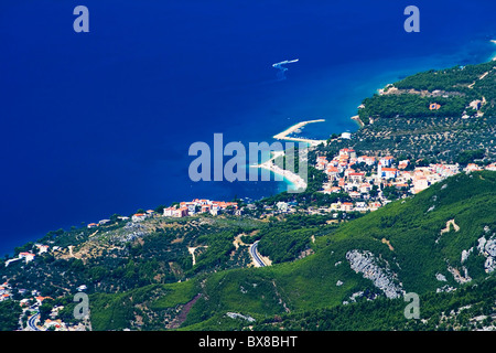 the coast of Promajna - Croatia Stock Photo