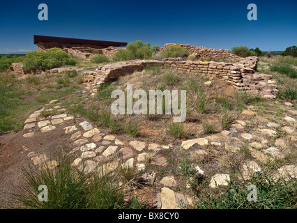 Small kiva at Lowry Pueblo, Canyons of the Ancients National Monument, Colorado, USA Stock Photo