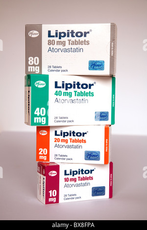 strengths lipitor atorvastatin trade different name pfizer alamy