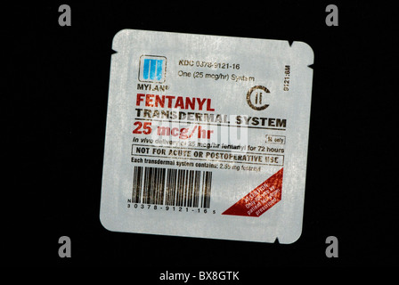 Fentanyl (also known as fentanil, Sublimaze, Actiq, Durogesic, Duragesic,  Fentora, Matrifen, Haldid) is a potent, synthetic opioid analgesic with a  ra Stock Photo - Alamy