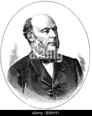 Grevy, Jules, 15.8.1813 - 9.9.1891, French politician, President 1879 - 1887, portrait, wood engraving, late 19th century, Stock Photo