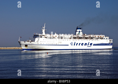 Tirrenia Lines Adriatica Passenger and car ferry Flaminia approaching ...