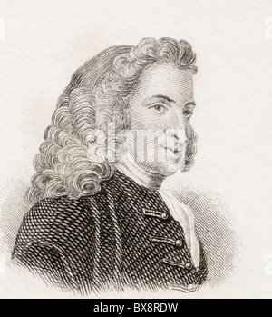 Henry Fielding, 1707 - 1754. English novelist and dramatist. Stock Photo