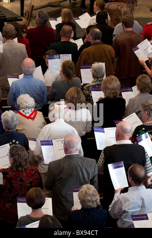 Church attendees at Texas Lutheran University's Christmas Vespers ...