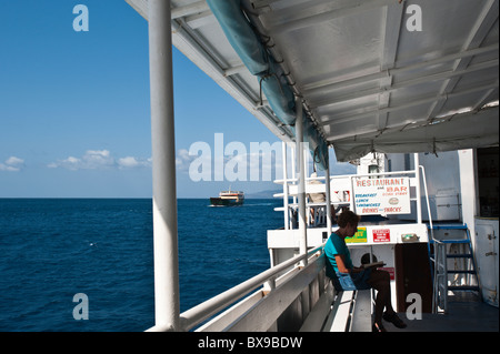 Bequia ferry, St. Vincent & The Grenadines. Stock Photo