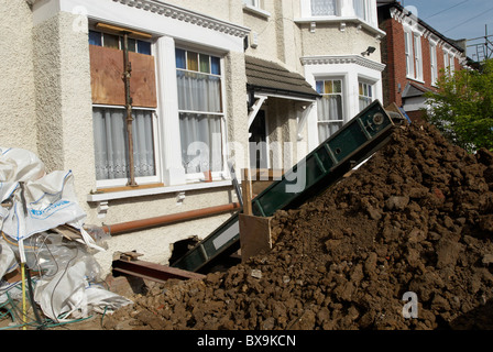 Basement conversion United Kingdom Stock Photo