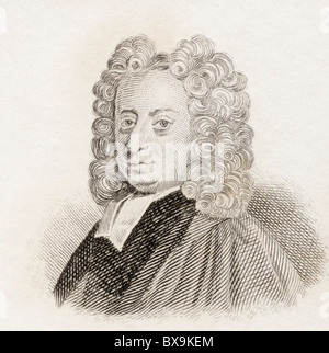 Richard Brinsley Sheridan, 1751 to 1816. Irish-born playwright and poet . Stock Photo