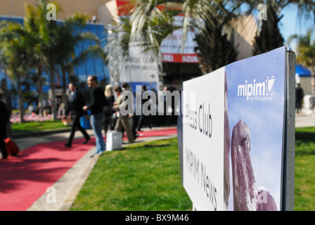 FRANCE CANNES. 10th March 2009. MIPIM the world's biggest property fair Stock Photo