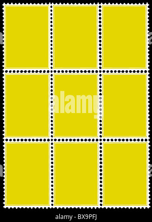 A set of postage stamps. The illustration on a white background Stock ...