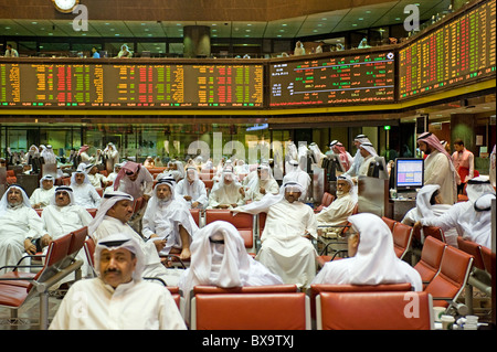 The stock exchange, Kuwait City, Kuwait Stock Photo