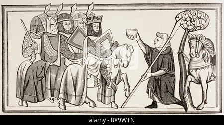 Messenger of the Middle Ages Stock Photo - Alamy