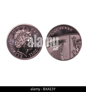 2011 Sterling coins Stock Photo