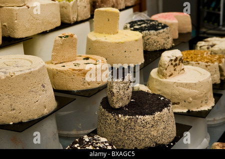 Halva is one of the most popular traditional sweets in the middle east. Stock Photo