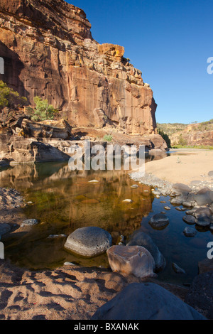 Pyramid Rock in Porcupine Gorge National Park, Hughenden, Queensland Stock Photo