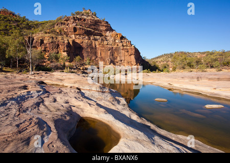 Pyramid Rock in Porcupine Gorge National Park, Hughenden, Queensland Stock Photo