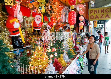 Christmas shopping cebu city philippines hi-res stock photography