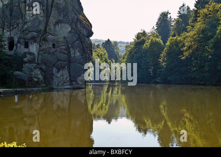 Landscape Externsteine Stock Photo