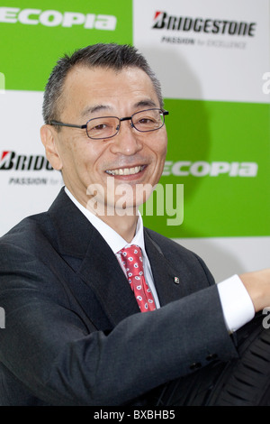 Toru Tsuda, chairman and CEO of the Bridgestone Europe tire manufacturer, at the 63. Internationale Automobilausstellung Stock Photo