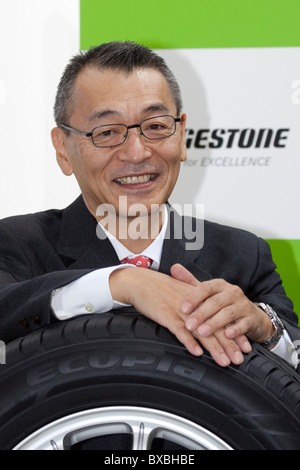 Toru Tsuda, chairman and CEO of the Bridgestone Europe tire manufacturer, at the 63. Internationale Automobilausstellung Stock Photo