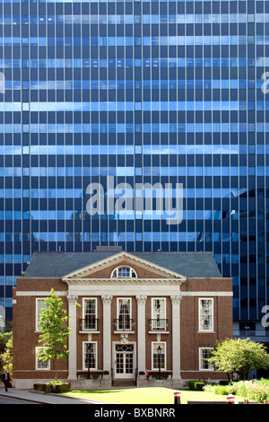 Victorian-style brick building and modern architecture in London, England, United Kingdom, Europe Stock Photo