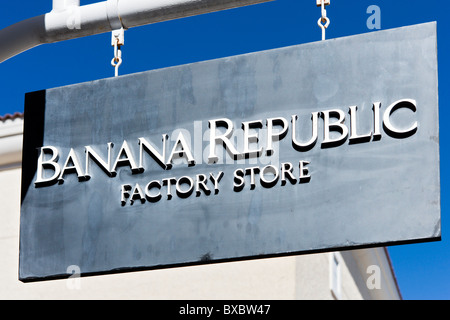 Banana Republic Factory Store, Orlando Premium Outlets, Lake Buena Vista, Orlando, Florida, USA Stock Photo