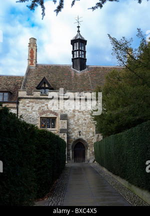 Peterhouse is the oldest and also the smallest college in the university of Cambridge, England. Stock Photo